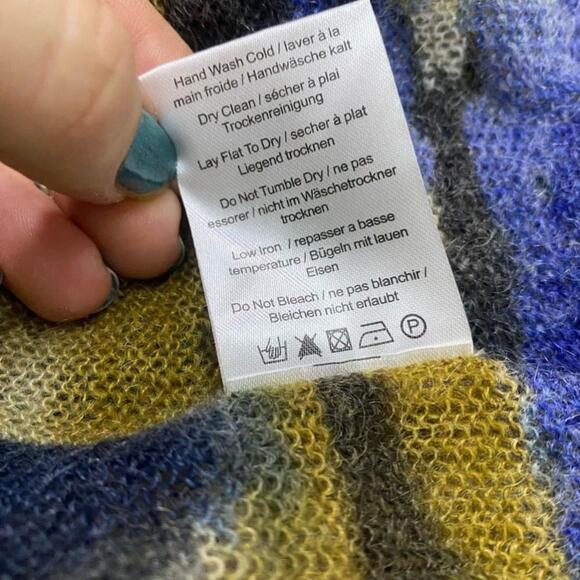 Krimson Klover - Mohair Alpaca Oversized Boxy Poncho Sweater - Picture 5 of 9